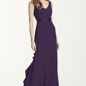David’s Bridal Plum Bridesmaid dress